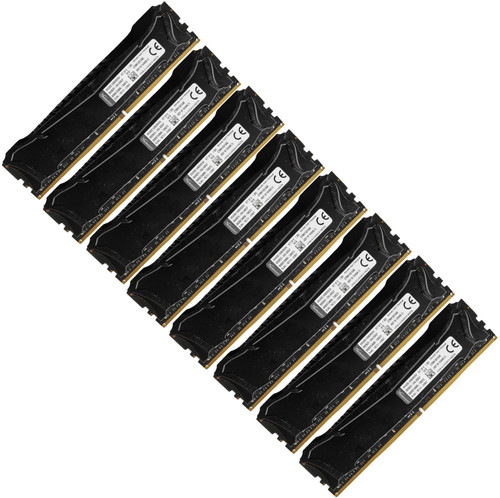 Kingston HyperX Savage 64GB 8x8GB DDR4 2800MHz Desktop Gaming RAM Kit HX428C14SB2K8/64