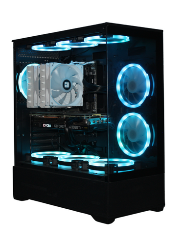 XUM Vista Gaming PC A520M AMD Ryzen 5 5500 32GB RAM RTX 5060 8GB 1TB HDD 512GB SSD