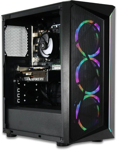 XUM CMP 510 Prebuilt Gaming PC: Intel Core i9-9900K, NVIDIA GeForce RTX 2070 Super 8GB, 16GB DDR4 RAM, 512GB NVMe SSD, 1TB HDD, 500W PSU 80+ Bronze, aRGB, WiFi 5, Windows 11 Home