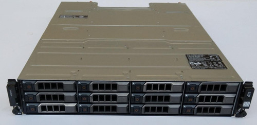 Dell PowerVault MD1400 Storage Array with 12 caddies  2x 12G-SAS-4 EMM 2x 600W PSU