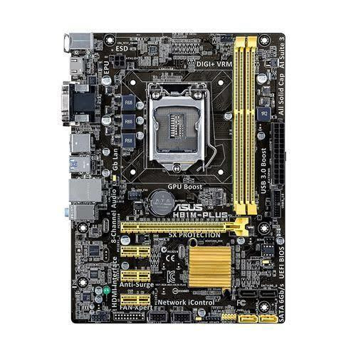 ASUS H81M-PLUS Intel H81 LGA1150 Micro-ATX Motherboard