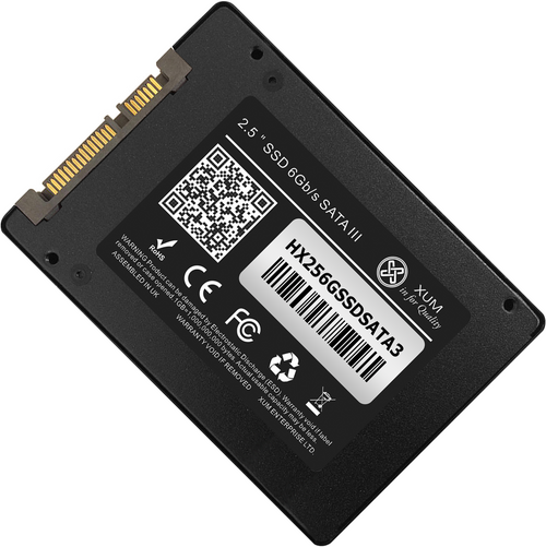 XUM SSD 256GB SATA III 2.5" Internal Solid State Drive SSD TLC HX256GSSDSATA3