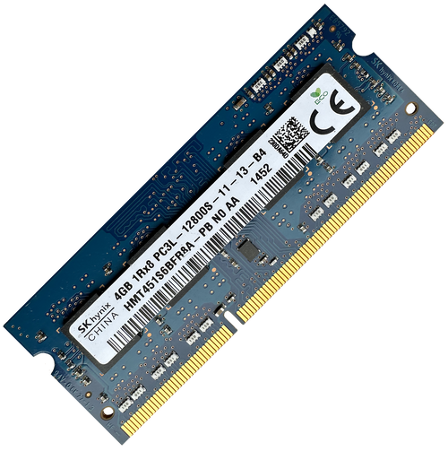 4GB DDR3L 1600MHz SODIMM Low Voltage Refurbished Laptop Memory RAM
