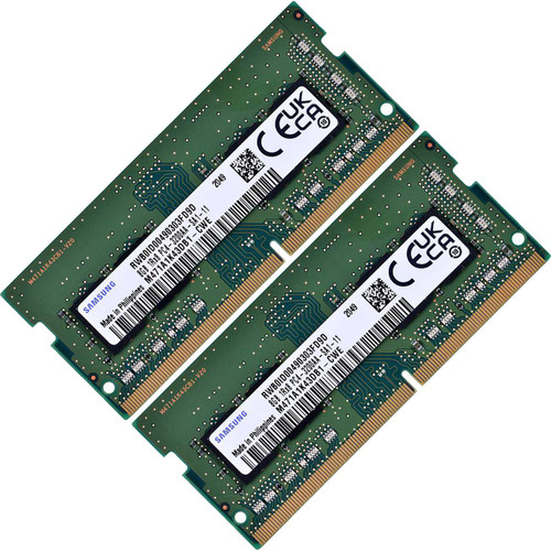 Samsung 16GB (2 x 8GB) Laptop Memory RAM SODIMM PC4-25600 DDR4 3200MHz 1.2V 260 P Samsung 16GB (2 x 8GB) Laptop Memory RAM SODIMM PC4-25600 DDR4 3200MHz 1.2V 260 P