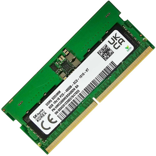 SK Hynix 8GB (1 x 8GB) Laptop Memory RAM 4800Mhz DDR5 Non-ECC Unbuffered SODIMM 260 Pin 1.2V
