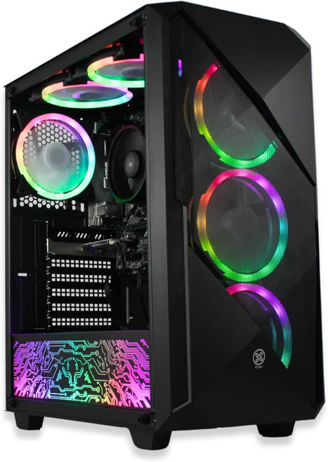 XUM Gaming PC AMD Ryzen 5 4600G CPU 16GB RAM 256GB NVMe SSD - Entry Level Gaming