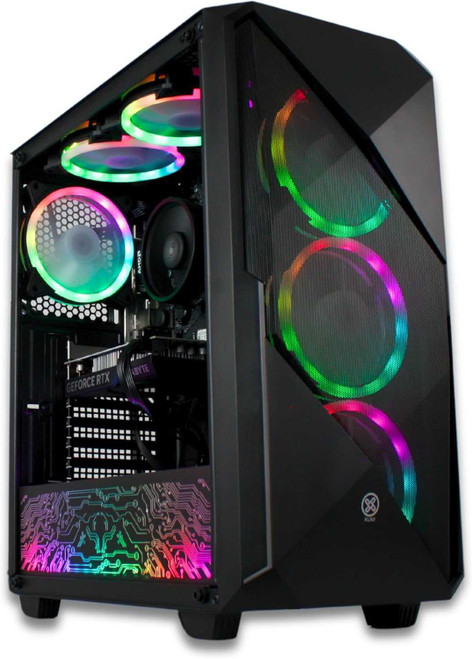 XUM Intel Core i5 10400F RTX 5060 Prebuilt Gaming PC 8GB GPU - 32GB DDR4, 512GB SSD + 1TB