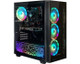 XUM Titan Gaming PC Case, ATX , Black, 4 x 120mm ARGB FANS, RGB Remote, Tempered Glass, mATX, Micro-ATX