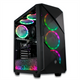 XUM Legend Prebuilt Gaming PC: AMD Ryzen 5 5500, NVIDIA GeForce RTX 5060 8GB, 32GB DDR4 RAM, 512GB NVMe SSD, 1TB HDD, 650W PSU 80+ Bronze, aRGB, WiFi 5, Windows 11 Home