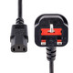 1 Metre Kettle Lead IEC C13 Mains Power Cable