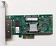 HP 331T Quad Port RJ-45 1GBase-T High Profile 647592-001 649871-001