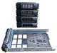 Dell 3.5" PowerEdge SAS/SATA Caddy KG1CH X968D 58CWC 8pcs + Screws