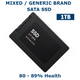 1TB 2.5in SATA III SSD 80-89% Health Internal Solid State Drive