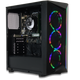 XUM CMP 510 Prebuilt Gaming PC: AMD Ryzen 5 5600G, Radeon Vega 7 Integrated Graphics, 16GB DDR4 RAM, 256GB NVMe SSD, 1TB HDD, 500W PSU 80+ Bronze, aRGB, WiFi 5, Windows 11 Home