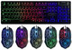 Gaming Keyboard And Mouse Set, Wired USB Gaming Keyboard with RGB, 19-Key Anti-Ghosting, Plug & Play to Computer / Laptop - UK Layout