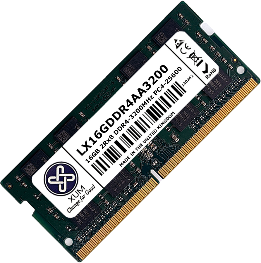 16GB DDR4 3200MHz SODIMM Laptop RAM
