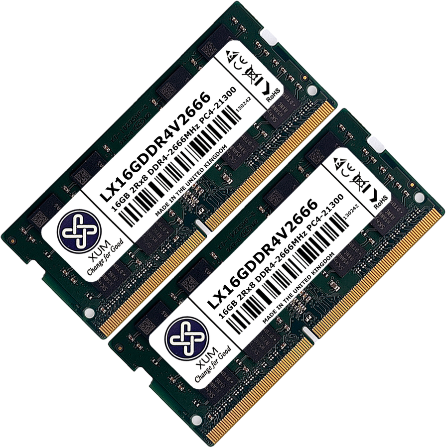 32GB DDR4 2666MHz SODIMM Laptop RAM (2 x 16GB) Memory