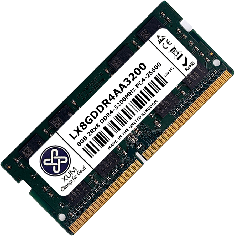 8GB DDR4 Laptop Memory RAM 3200Mhz