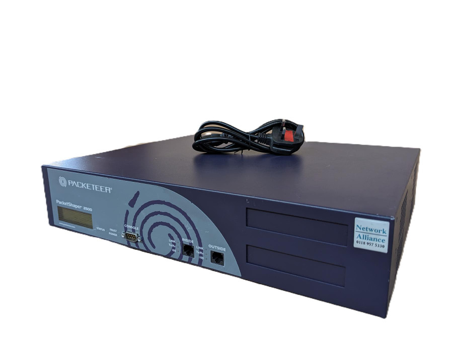 Packeteer PacketShaper 2500 Network Performance Load Balancer Monitoring Appliance
