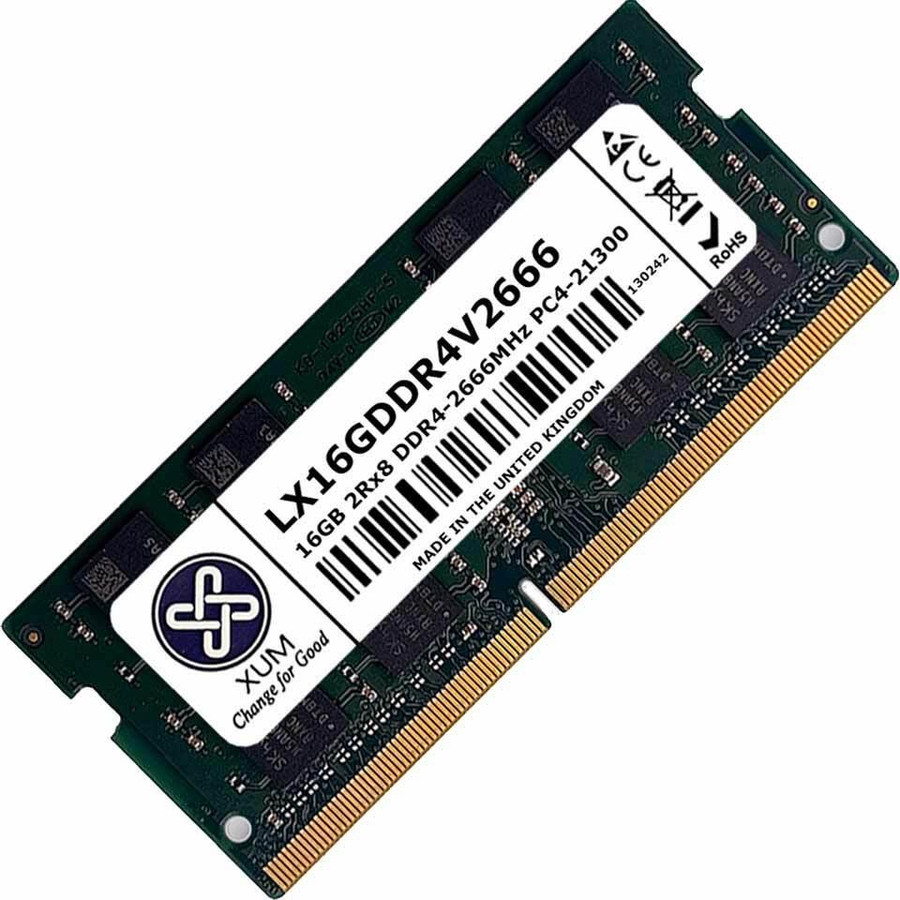 XUM 16GB DDR4 2666MHz SODIMM Laptop RAM PC4-21300 Memory 1.2V 260 P Lot