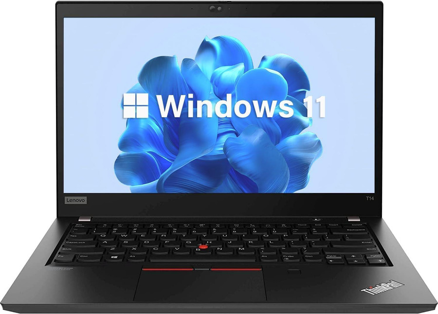 Lenovo ThinkPad T14 14 Inch 10th Gen Intel Core i5 i5-10210U 16GB RAM DDR4 256GB SSD Windows 11 Renewed Laptop Grade B