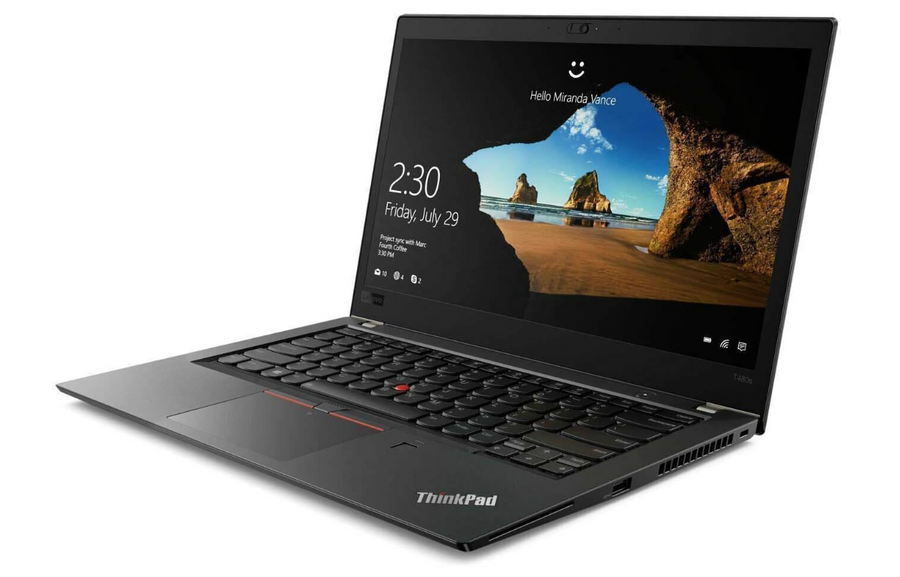 Lenovo ThinkPad T480s 14 Inch 8th Gen Intel Core i7-8550U 16GB RAM DDR4 512GB SSD Windows 11 Renewed Laptop Grade C