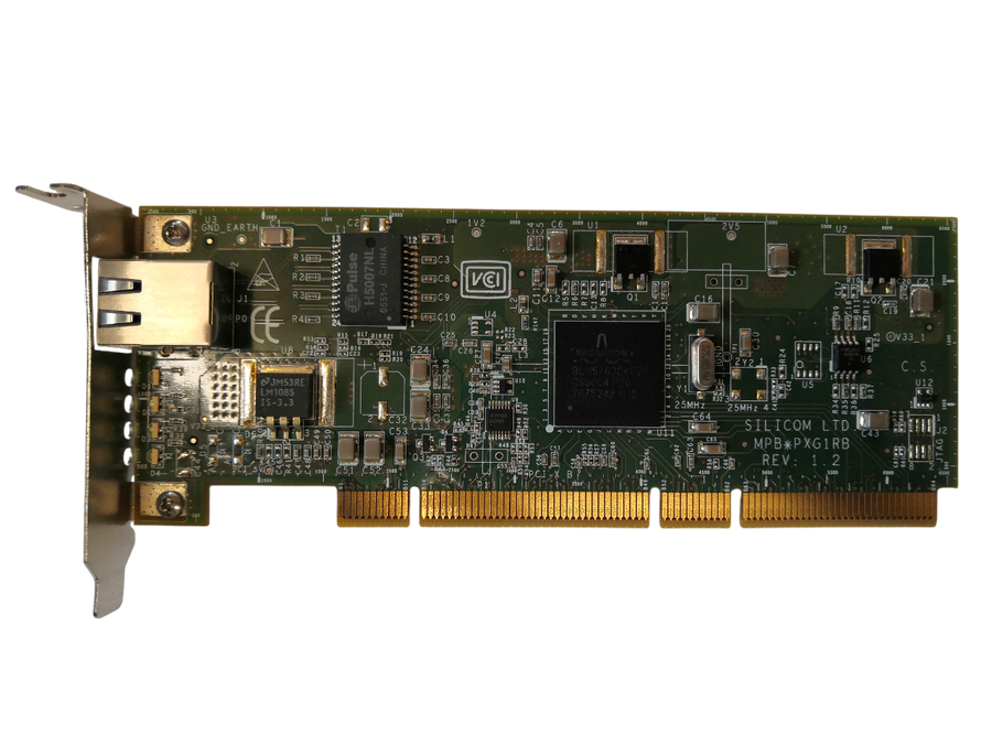 Silicom Single-Port Copper Gigabit Ethernet PCI-X Server Adapter PXG1RBS-RoHS LP