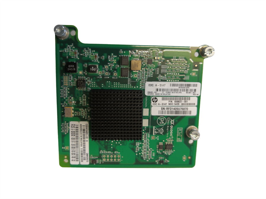 HP 651281-B21 8GB FC MEZZ FC HBA QLogic QMH2572 656452-001 659822-001