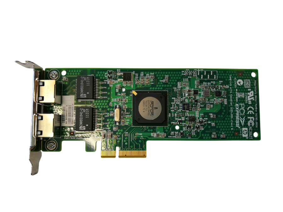 HP NC382T PCI Express Dual Port Multifunction Gigabit Server Adapter 458492-B21 458491-001