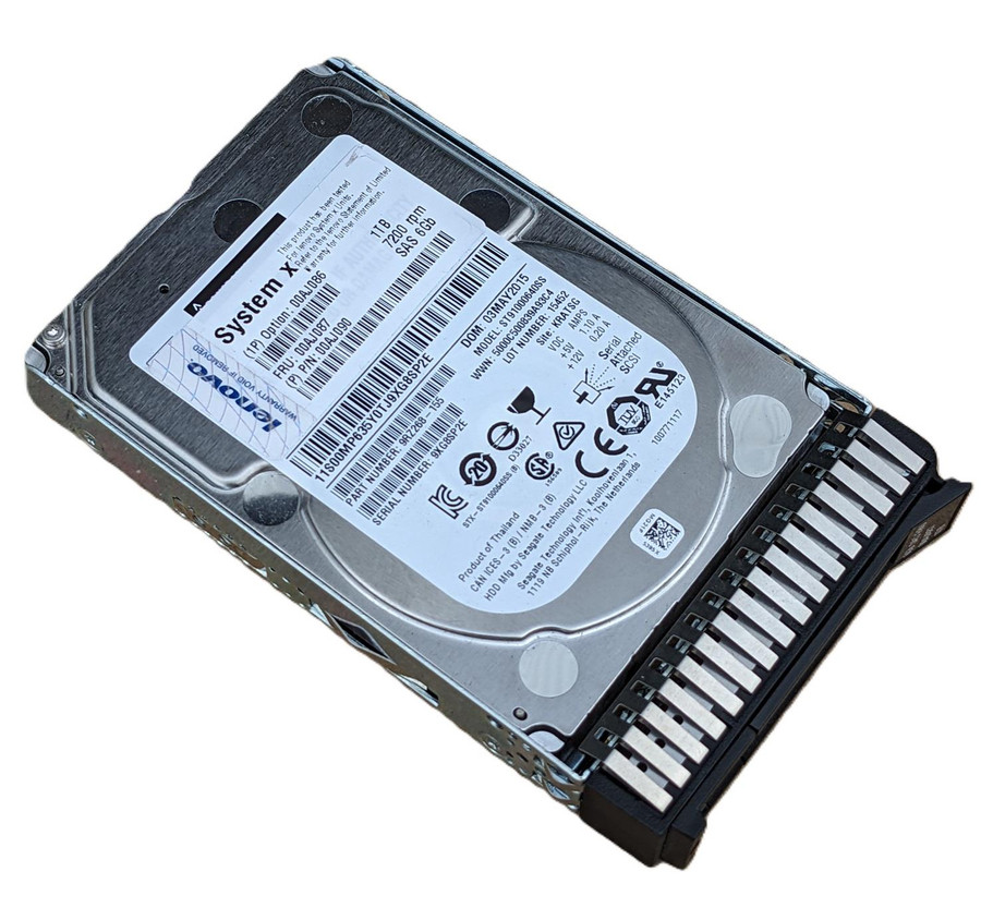 Lenovo 1TB SAS2 HDD 7.2K 6Gbps 2.5" with Caddy 00AJ090 00AJ087 00AJ086