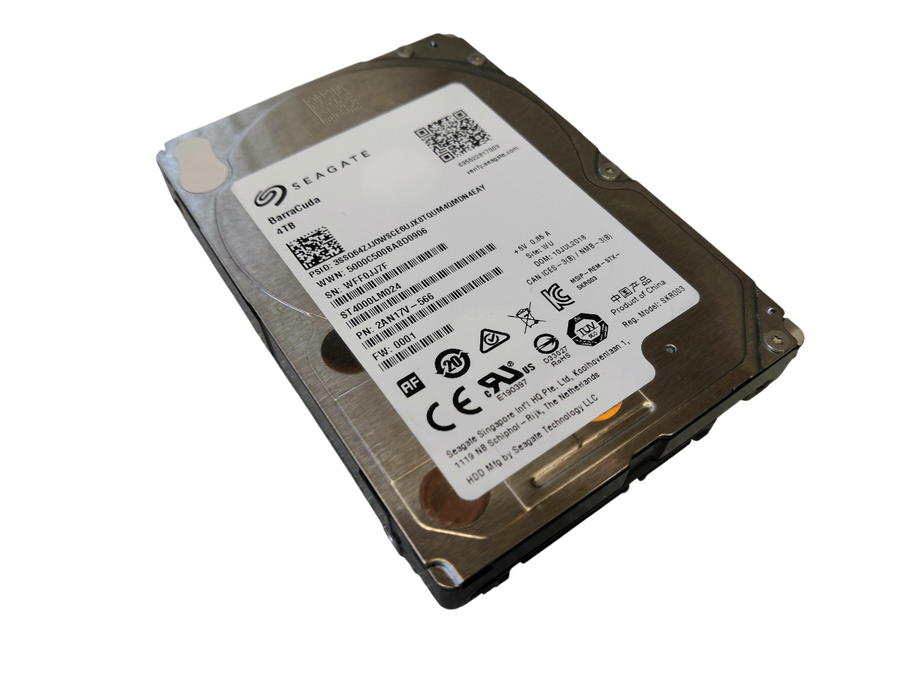 Seagate BarraCuda SATA HDD 2.5" 4TB 5.4K 6Gbps 128MB 2AN17V-566 100%health