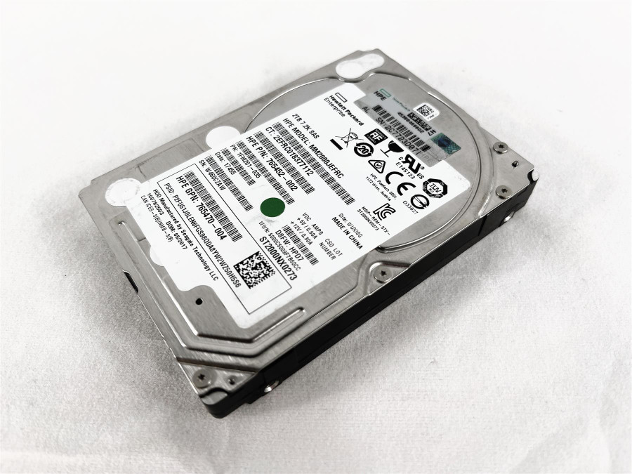 HP Seagate 2TB 2.5 in SAS 12Gb/s 7.2K RPM Enterprise HDD 765452-002 MM2000JEFRC