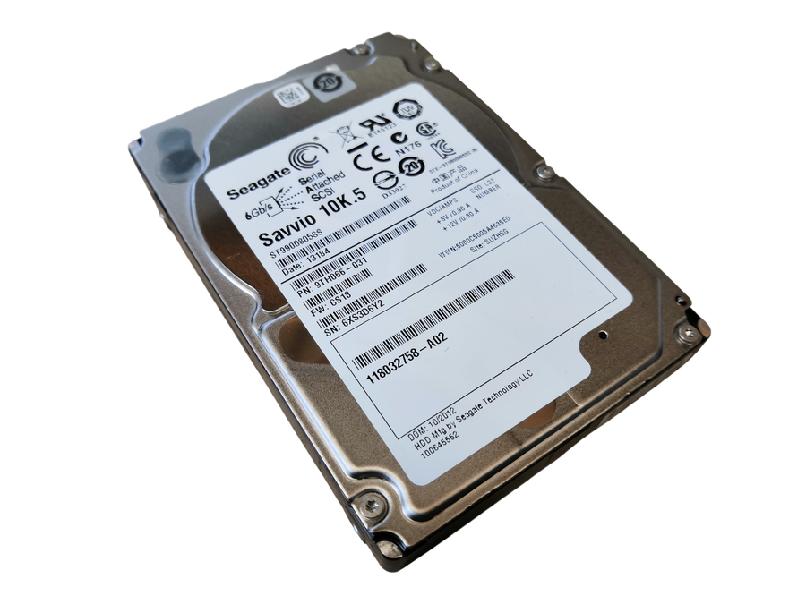 Seagate 118032758-02 ST9900805SS 9TH066-031 900GB 6G 2.5" 10K SAS HDD