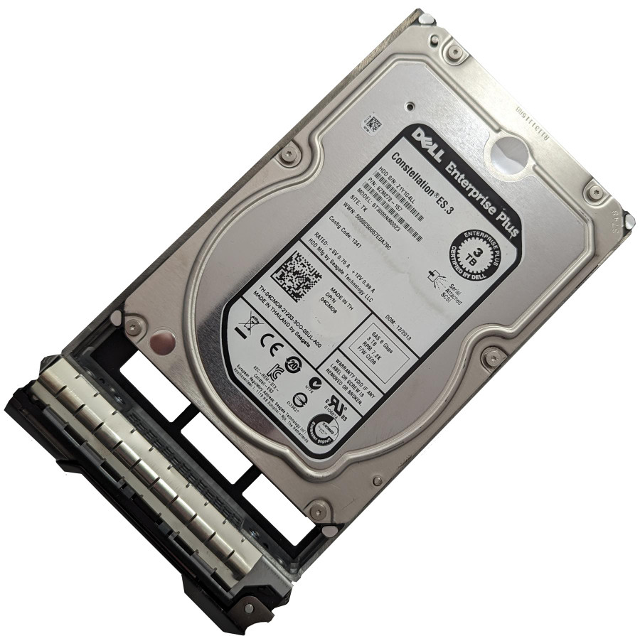 Dell 3TB 7.2K 6G 3.5" SAS HDD 6Gbps 4CMD9