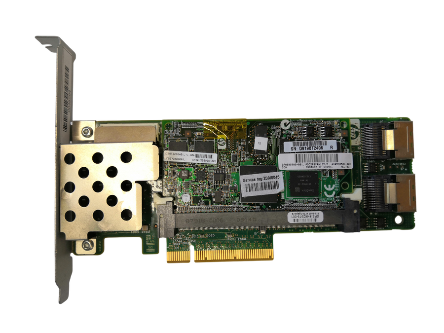 HP Smart Array P410/256 2-ports Int PCIe x8 SAS Controller 462862-B21 462919-001 with 1GB Memory 505908-001
