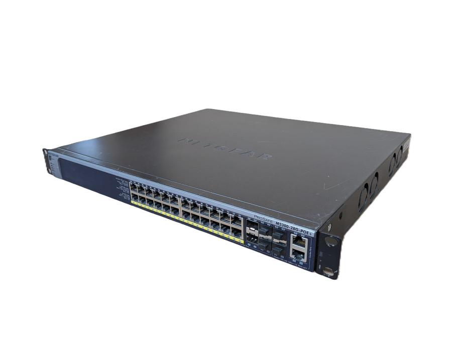 Netgear ProSafe M5300-28G-PoE+ Managed Gigabit Ethernet Switch w/ 10G SPF+