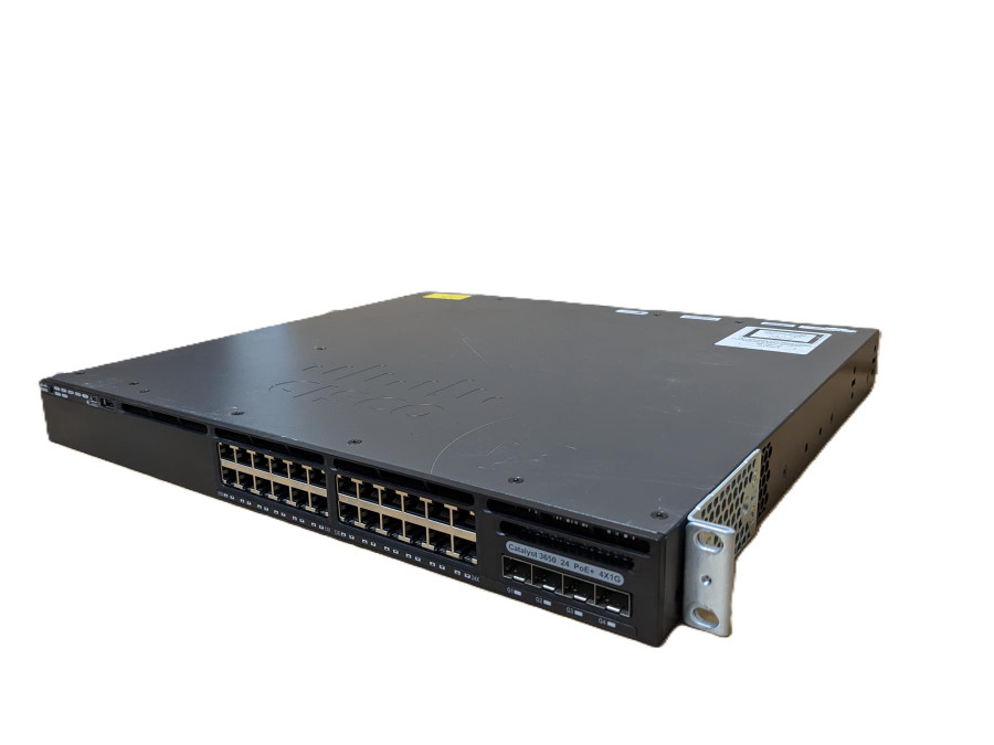Cisco Catalyst WS-C3650-24PS-E 24x1Gb PoE+ / 4x1Gb SFP / 1x640W PSU
