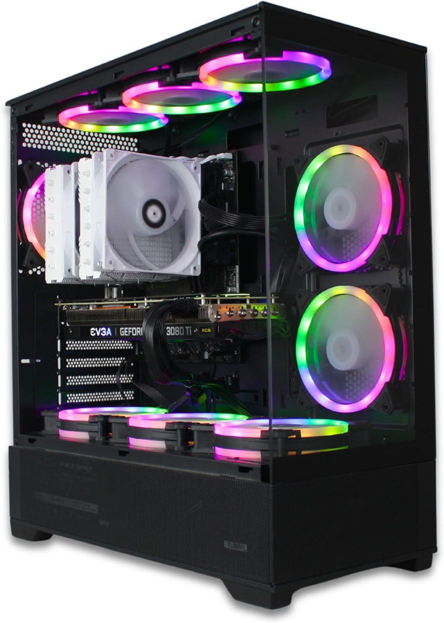 XUM Vista Gaming PC: Intel Core i9-14900F, RTX 5080 16GB, 32GB DDR4 RAM, 1TB NVMe SSD, 850W PSU, 80+ Bronze, aRGB, WiFi 5, VR Ready, Windows 11 Home – High-End Performance Gaming Computer