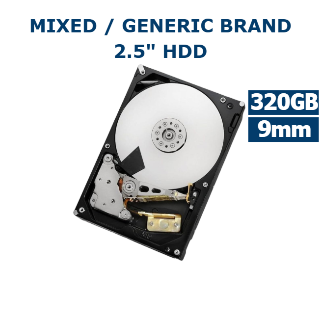 320GB 2.5in SATA HDD 9mm Internal Laptop Hard Drive