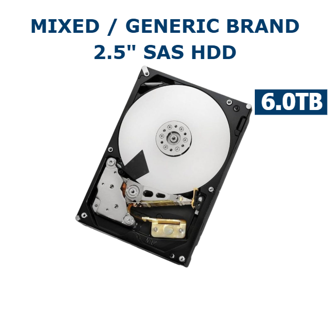 6TB 2.5in SAS Enterprise HDD Internal Server Hard Drive