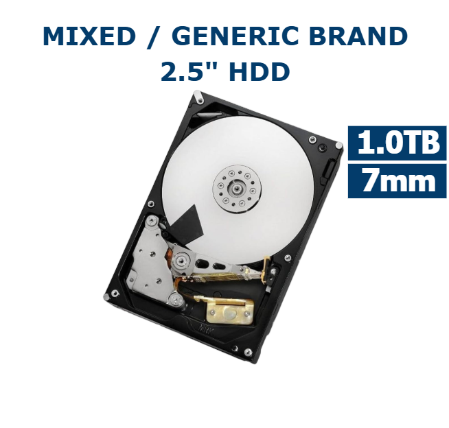 1TB 2.5in SATA HDD 7mm Internal Laptop Hard Drive
