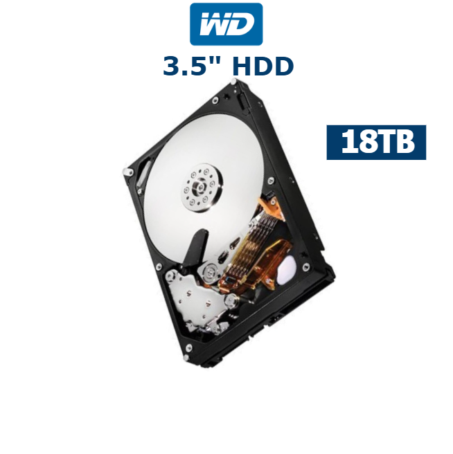 Western Digital 18TB 3.5in SATA HDD Internal Desktop Hard Drive