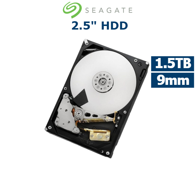 Seagate 1.5TB 2.5in SATA HDD 9mm Internal Laptop Hard Drive