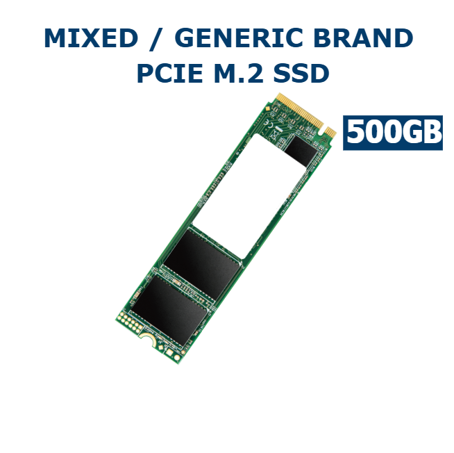 500GB M.2 PCIe NVMe Used SSD Internal Solid State Drive