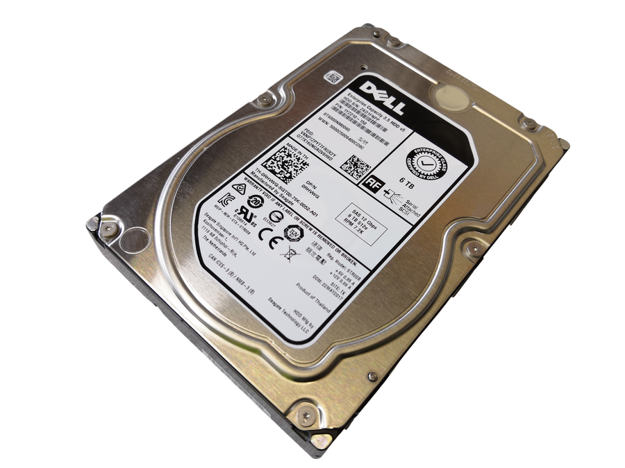 Dell Enterprise 6TB SAS 12Gbps 512e 7.2K 3.5" HDD 0RHVWG 1YZ210-150