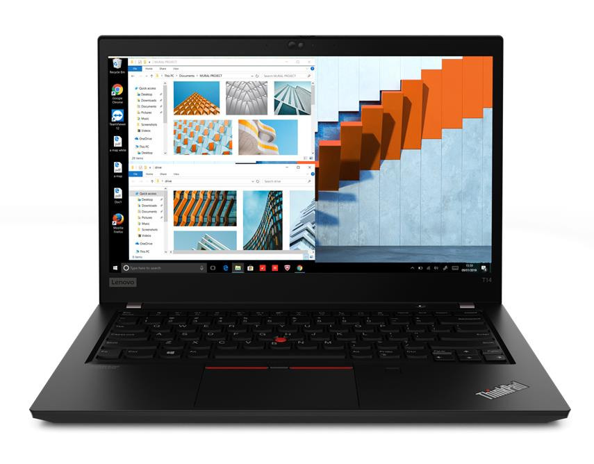 Lenovo ThinkPad T14 14 Inch 10th Gen Core i5 10310U 16GB RAM DDR4 512GB SSD Windows 11 Renewed Laptop Grade B
