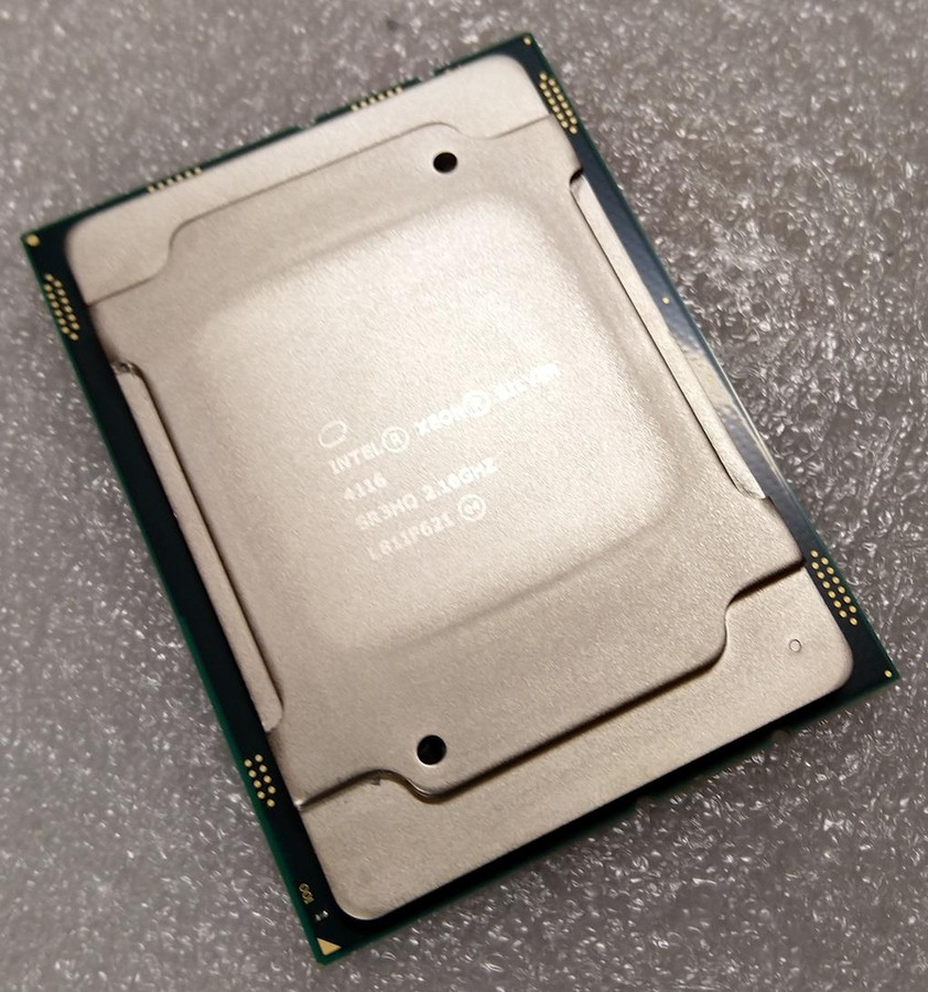 LGA3647 Intel Xeon Silver 4116 SR3HQ 12Cores 16.5MB Cache 3.00GHz Max Frequency