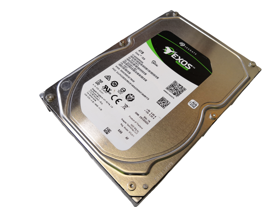Seagate Exos 4TB 3.5" SAS 12Gb 7.2K RPM Enterprise HDD ST4000NM005A 2HZ201-001