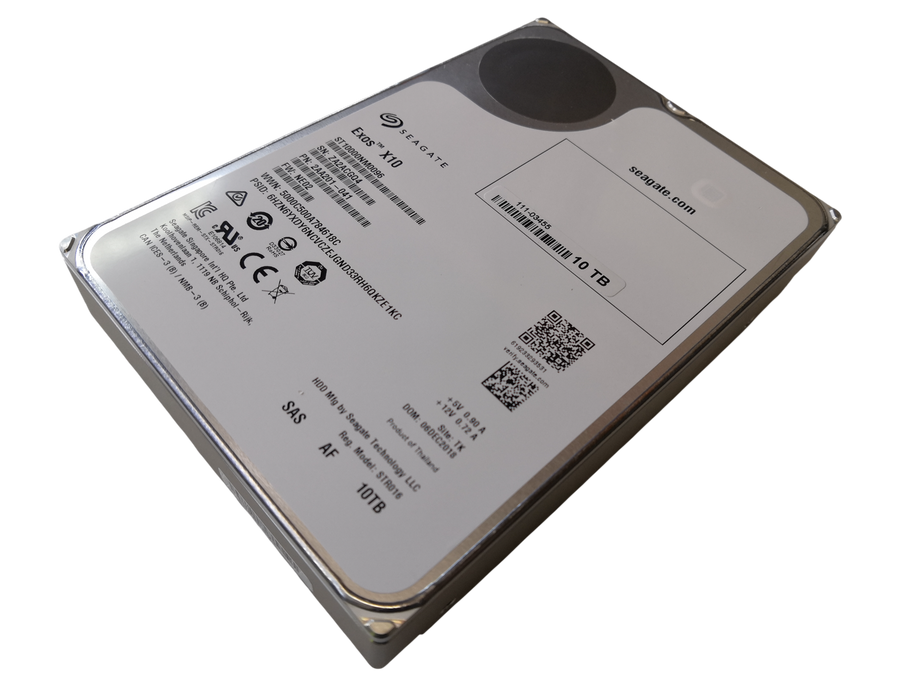 Seagate Exos 10TB SAS 3.5HDD 12Gbps 7.2K RPM '2AA201-041 ST10000NM0096