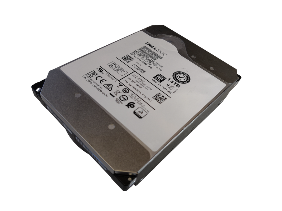 DELL EMC  14TB 512e 12Gbps 7.2K  SAS 3.5 HDD'' WUH721414AL5200 85-89